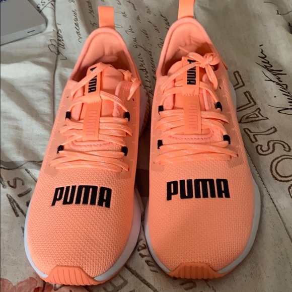 peach puma shoes